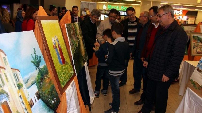 Tekden Ressamlar Kul&uuml;b&uuml;&rsquo;n&uuml;n Hazırladığı Resim Sergisi A&ccedil;ıldı