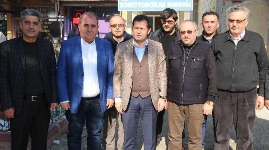 Altunyaldız, Sebze Ve Meyve Komisyoncularıyla Buluştu