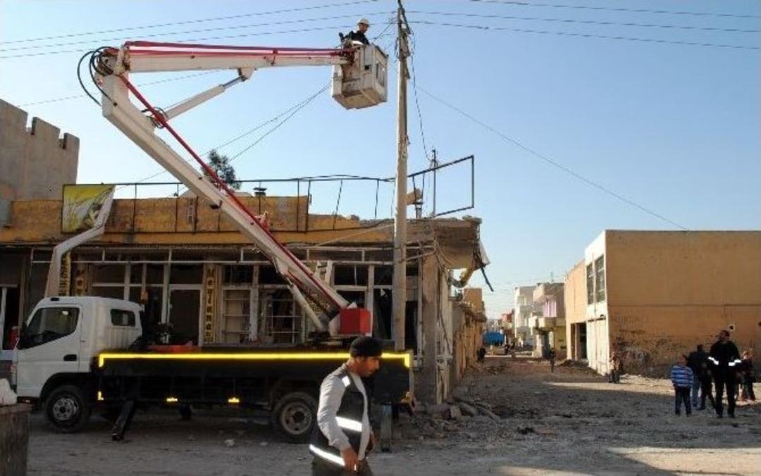 Nusaybin&rsquo;de Elektrik Şebekesi Normale D&ouml;n&uuml;yor