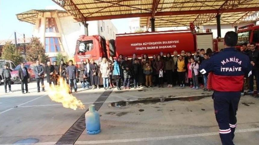 Koruma Altındaki &Ccedil;ocuklara Ve Personele Yangın Eğitimi