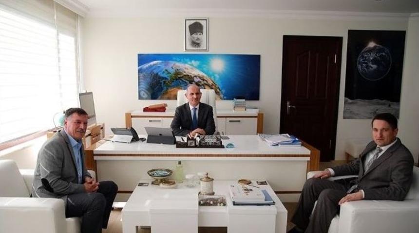 Vezirhan Belediye Başkanı&rsquo;ndan Saski&rsquo;ye Teşekk&uuml;r Ziyareti