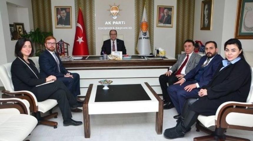 Abd Ankara B&uuml;y&uuml;kel&ccedil;iliği Siyasi B&ouml;l&uuml;m Diplomatı Boyd, Ak Parti&rsquo;ye Ziyaret Etti