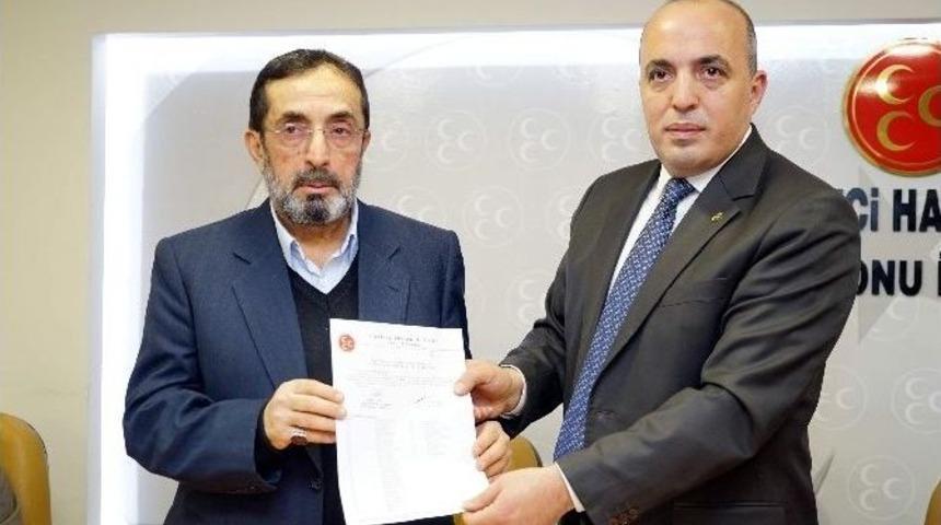 Mhp Merkez İl&ccedil;e Başkanı Delig&ouml;zoğlu, G&ouml;revi Devraldı