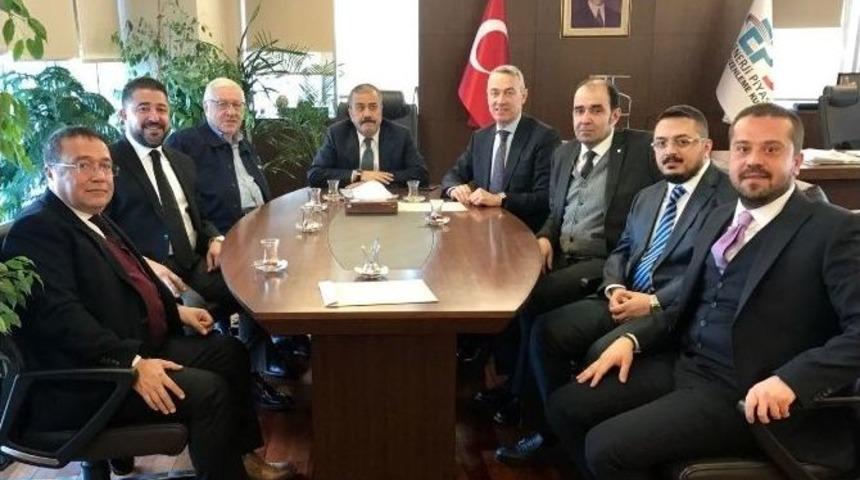 Gaziantep&rsquo;teki Akaryakıt&ccedil;ılar, Epdk Başkanı Mustafa Yılmaz&rsquo;ı Ziyaret Etti