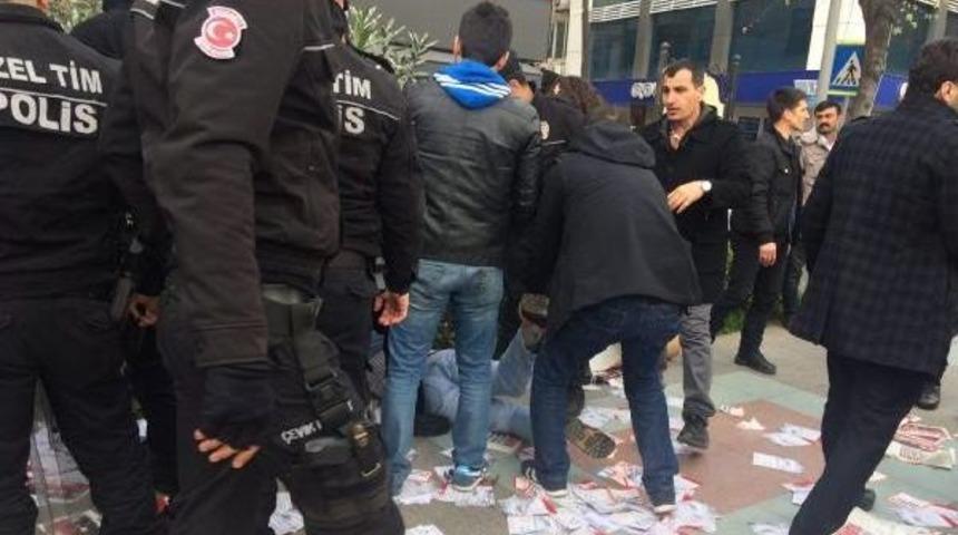 İzinsiz Hayır Standına Polis M&uuml;dahalesi