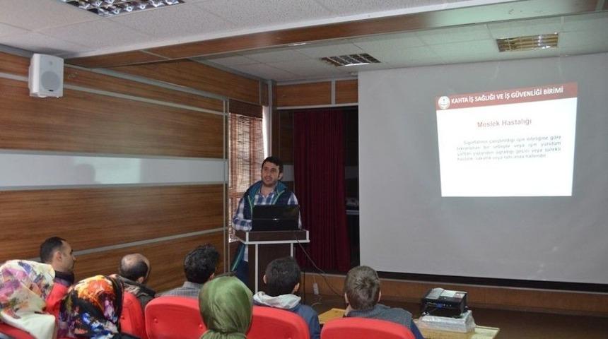 Gerger&rsquo;de &lsquo;iş Sağlığı Ve G&uuml;venliği&rsquo; Eğitimi Verildi