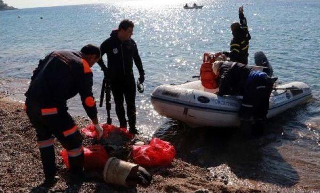 Bodrum'da Deniz Dibi Temizliği