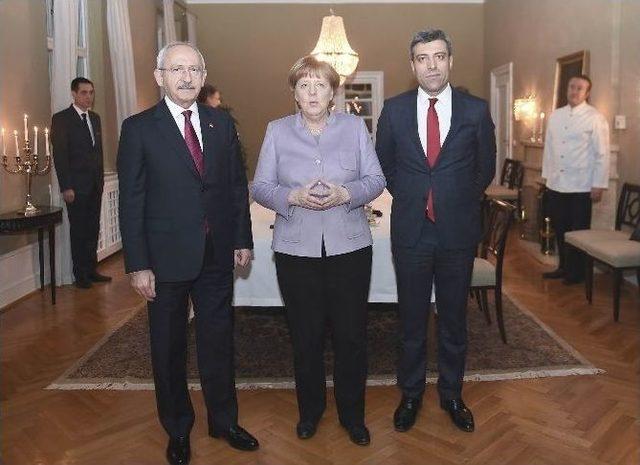 Merkel, Chp Lideri Kılıçdaroğlu İle Görüştü