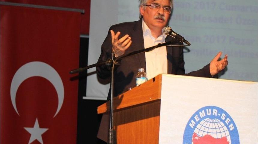 Memur-sen Salihli&rsquo;de &rsquo;evet&rsquo; İ&ccedil;in Buluştu