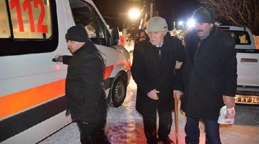 1.5 Metre Karda Hasta Kurtarma Seferberliği