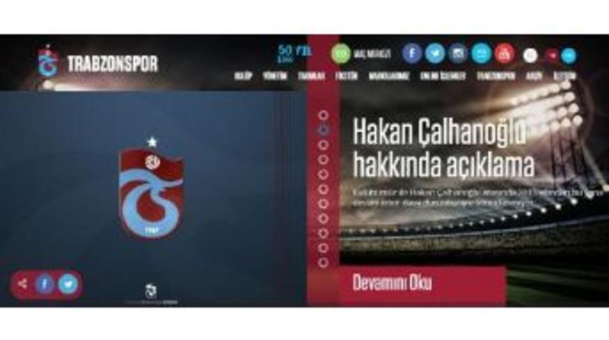 Trabzonspor&rsquo;Dan &Ccedil;alhanoğlu A&ccedil;ıklaması