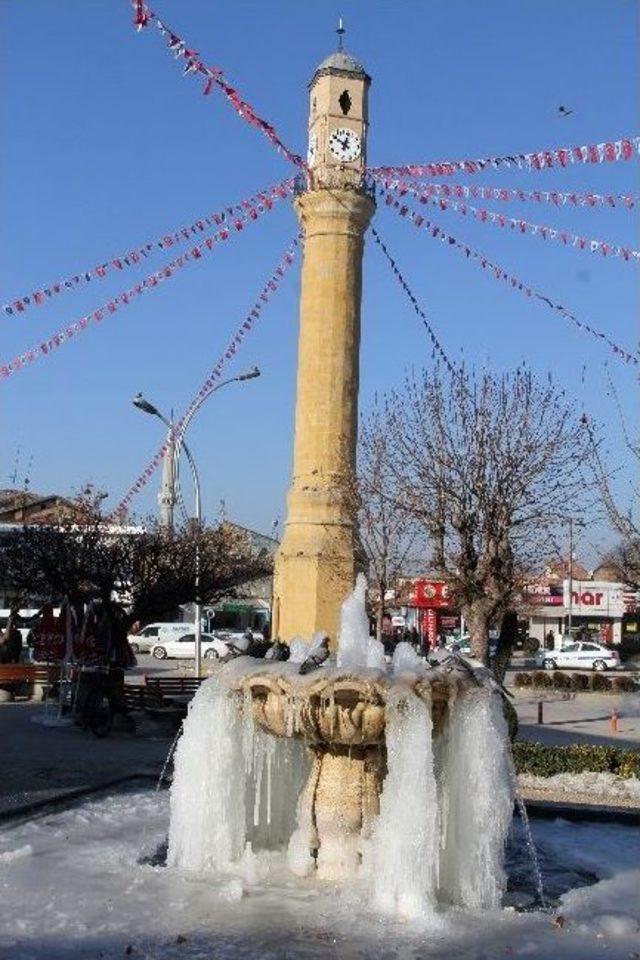 &Ccedil;orum Barajı Buz Tuttu 1