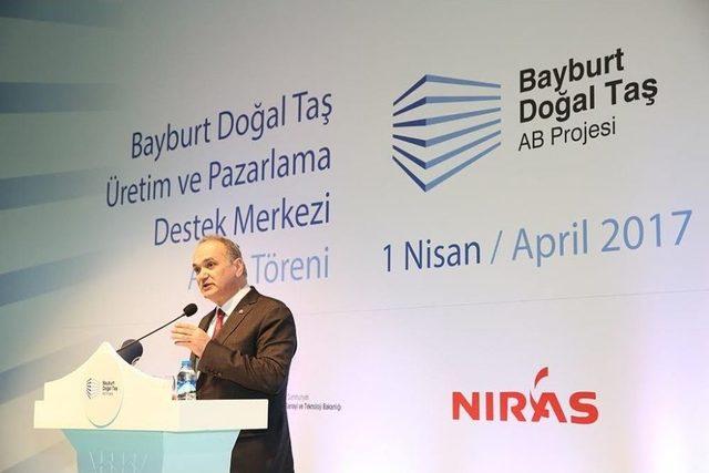 Bakanlar, Bayburt Doğal Taş Üretim Ve Pazarlama Destek Merkezi’nin Açılışını Yaptı 1