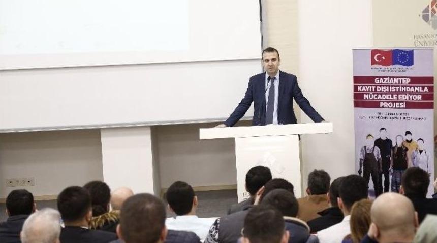 Kayıtdışı İstihdam İle M&uuml;cadele Projesi&rsquo;nin Bilgilendirme Toplantısı Yapıldı