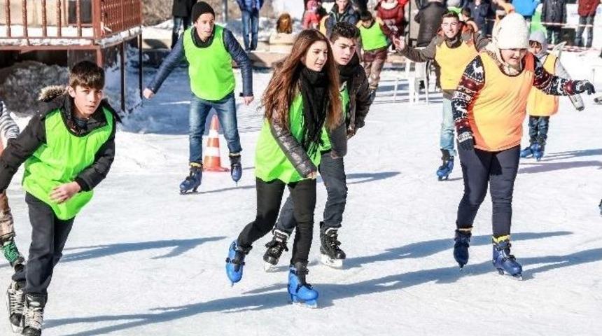 B&uuml;y&uuml;kşehir&rsquo;den Buz Pateni Eğitimi