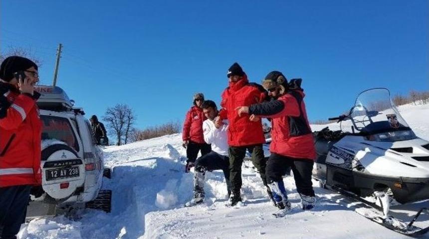 Kar Motoruyla Hasta Kurtarma Operasyonu