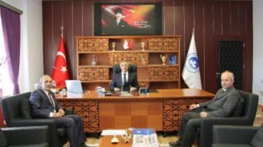 Yeni Rekt&ouml;r Şeng&ouml;r&uuml;r&rsquo;e Hayırlı Olsun Ziyareti