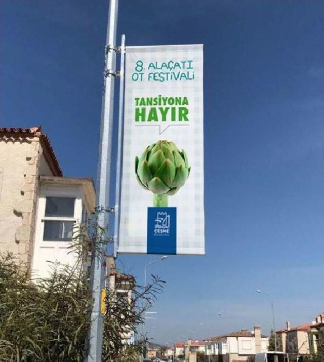 Ot Festivali Afişlerinde 'hayır'lı Mesaj