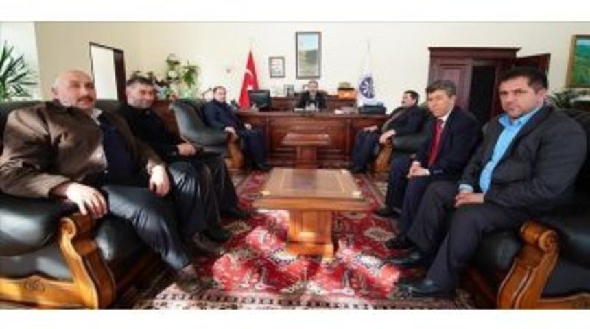 &Ccedil;ıldır Ak Parti&rsquo;den Rekt&ouml;r Biber&rsquo;e Hayırlı Olsun Ziyareti