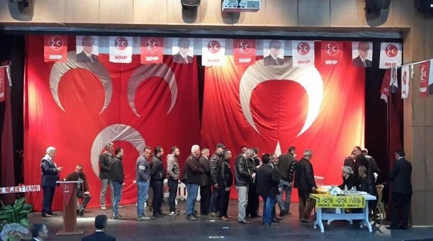 Cide Mhp İl&ccedil;e Başkanlığında Se&ccedil;im Heyecanı