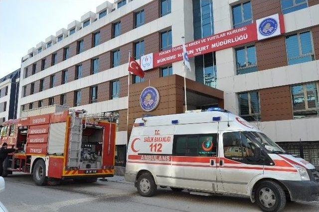 Eskişehir’de Öğrenci Yurdunda Yangın 2