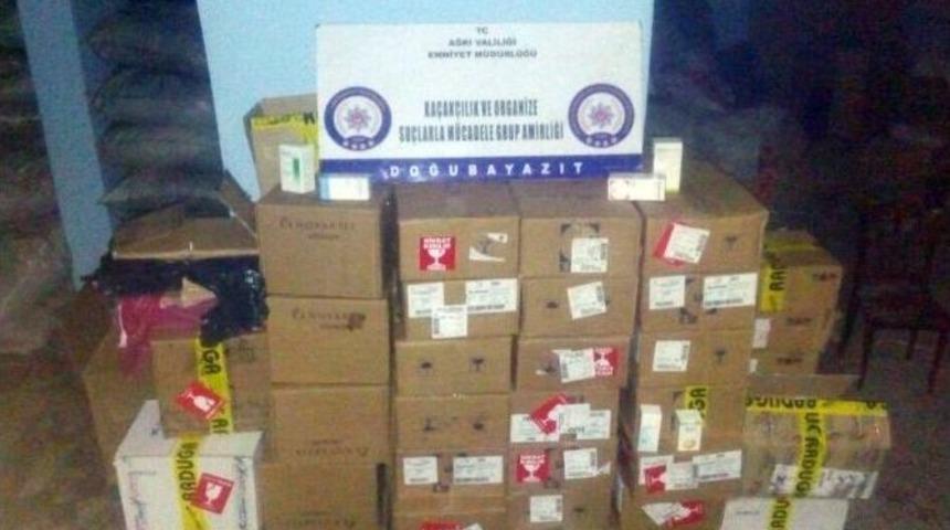 Ağrı&rsquo;da 38 Bin 949 Adet Tıbbi İla&ccedil; Ele Ge&ccedil;irildi