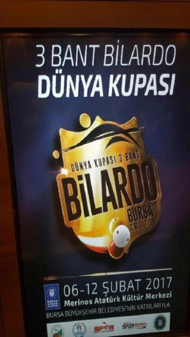 Bursa, Bilardo Ile Yine Dünya Gündeminde Olacak