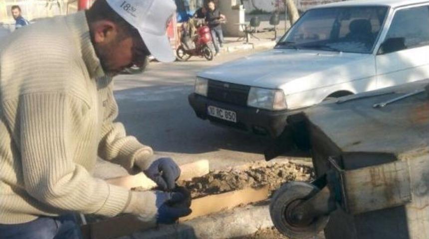 &Ccedil;&ouml;p Konteynerleri Tamir Edildi