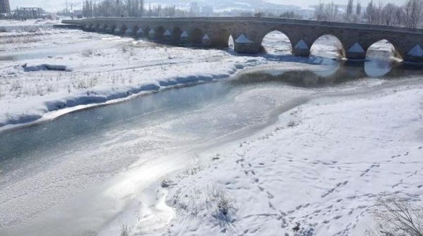 Sivas'ta Hayat Buz Kesti