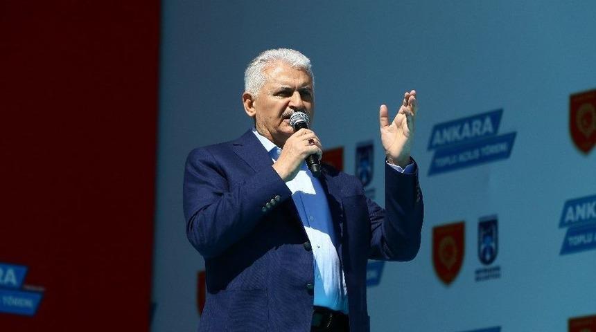 Başbakan Yıldırım&rsquo;dan Ankaralılara 16 Nisan &Ccedil;ağrısı