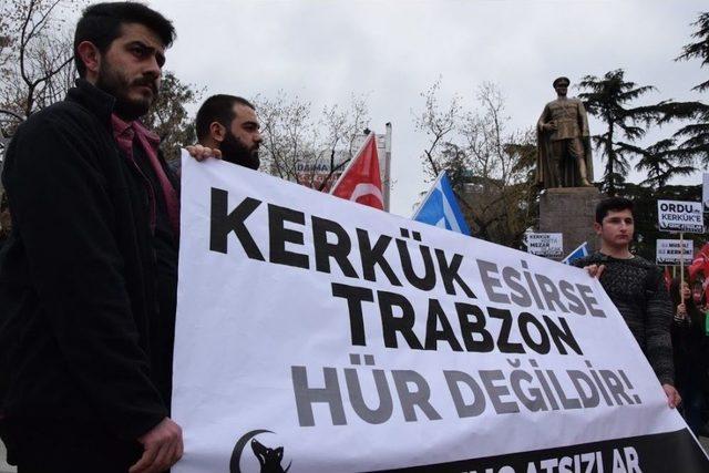 Trabzon’da Kerkük İçin Yürüdüler