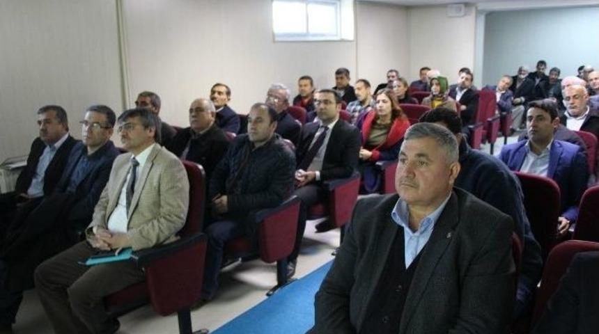 &Ccedil;ift&ccedil;iler Kuraklık Verim Sigortası Hakkında Bilgilendirildi