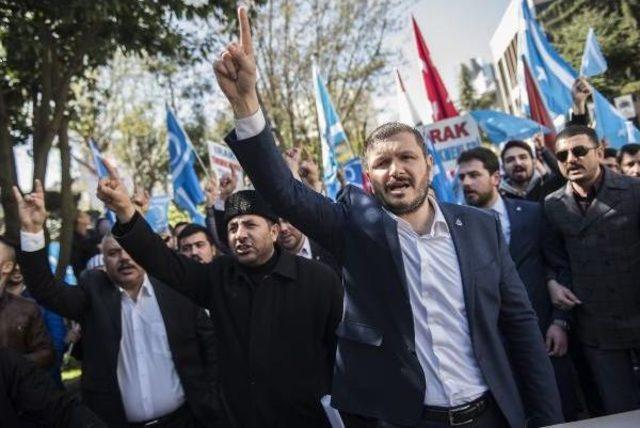 Irak Başkonsolosluğu Önünde Protesto