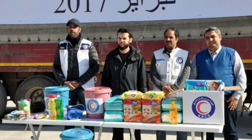 İhh Ve Kuveyt Kızılay&rsquo;Indan Haleplilere Yardım