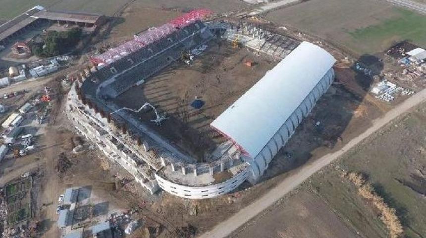 Tire Stadı'nda Kaba Inşaatta Sona Doğru