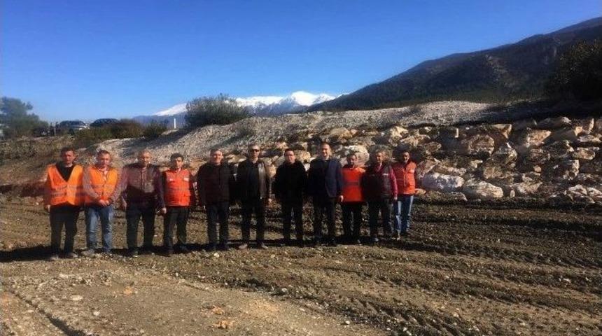 Coşkun, Kaş&rsquo;taki Taşkın Koruma &Ccedil;alışmalarını İnceledi