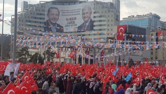 Erdoğan Kayseri'yi Gelmedi Ama Meydan Afişleriyle Donatıldı - Ek Fotoğraflar