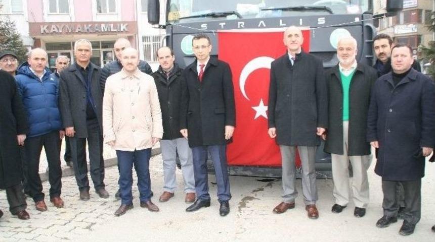 Devrek&rsquo;ten Halep İ&ccedil;in Yardım Kamyonu Dualarla Uğurlandı