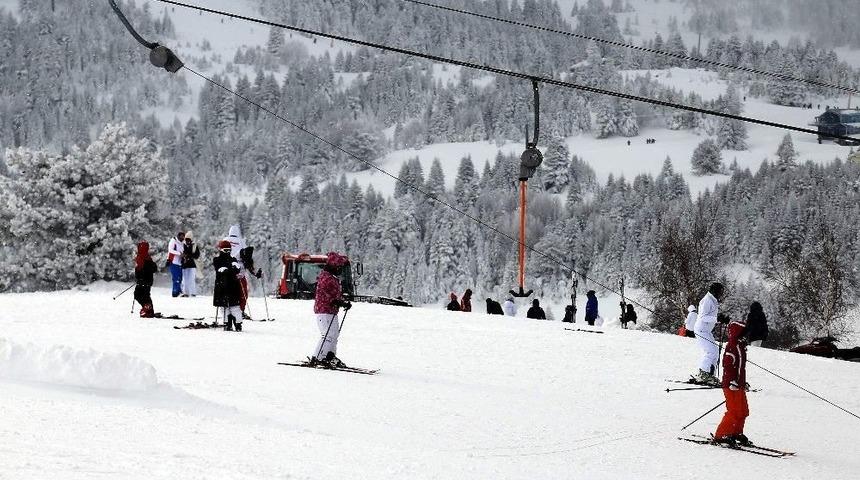 Bursa&rsquo;da Bahar Uludağ&rsquo;da 80 Santim Kar