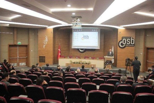 Kayseri Osb Başkanı Tahir Nursaçan: