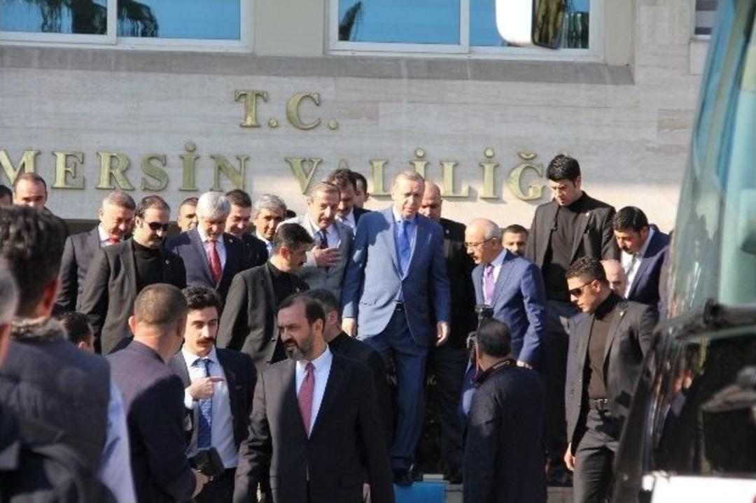 Cumhurbaşkanı Erdoğan&rsquo;ın Mersin Temasları