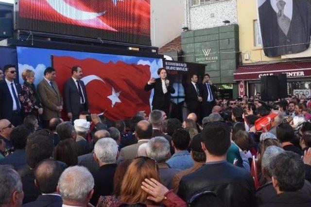 Akşener’Den Bahçeli’Ye: Referandumdan Hayır Çıkarsa Koltuğu Bırakacak Mısın?