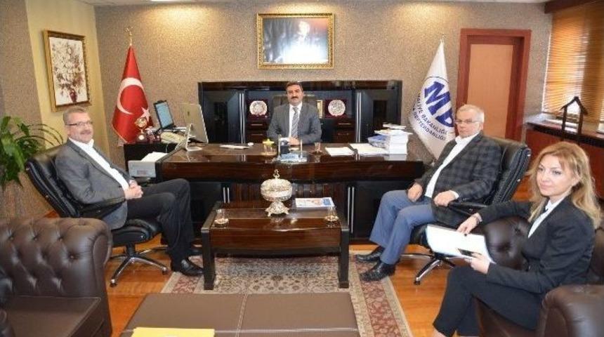 Ali &Ouml;zkan&rsquo;dan Bursa Defterdarı Atılğan&rsquo;a Ziyaret