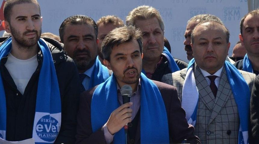 &Uuml;sk&uuml;dar&rsquo;da 74 Sivil Toplum Kuruluşu &lsquo;evet&rsquo; Oyu Kullanacağını A&ccedil;ıkladı