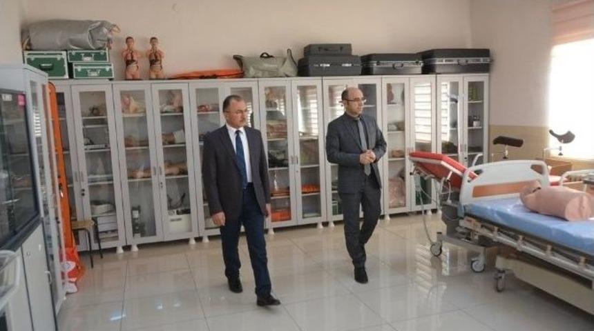 Başkan K&ouml;ksoy Mesleki Ve Teknik Anadolu Lisesi&rsquo;ni Ziyaret Etti