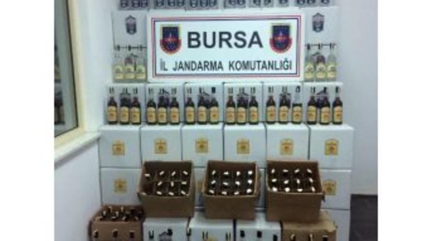 Bursa&rsquo;da Bin 590 Şişe Sahte İ&ccedil;ki Ele Ge&ccedil;irildi.