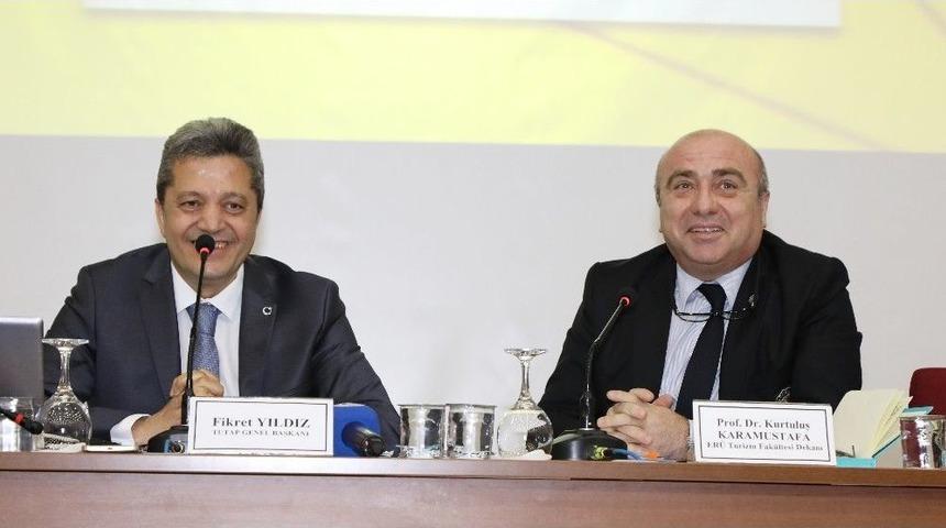 Er&uuml; Turizm Fak&uuml;ltesinde &lsquo;t&uuml;rkiye&rsquo;nin Tanıtımı&rsquo; Konulu Konferans D&uuml;zenlendi