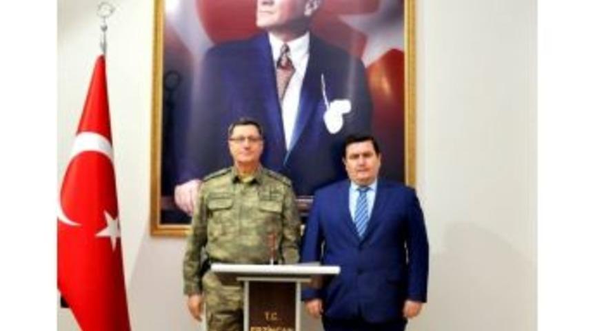 Jandarma Genel Komutan Yardımcısı Korgeneral İbrahim Yaşar, Erzincan Valiliğini Ziyaret Etti