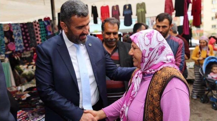 Başkan Altan, Pazarda "evet" İ&ccedil;in Destek İstedi