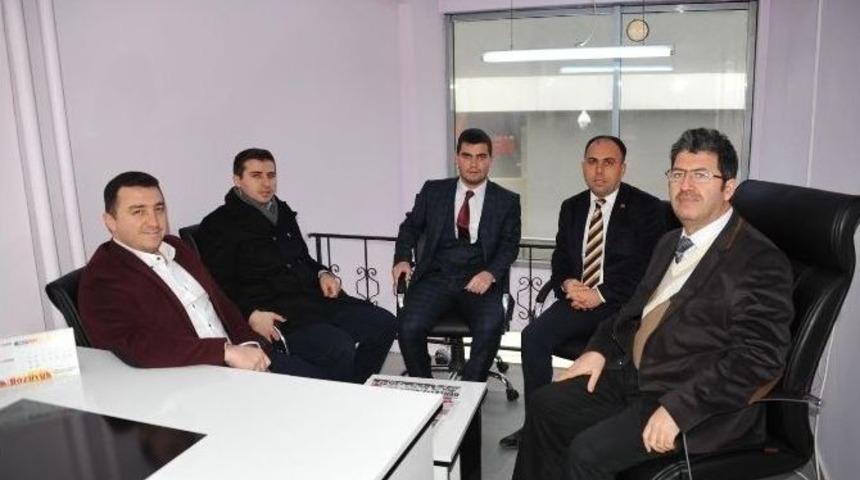 Başkan Bakıcı&rsquo;dan Yeni Boz&uuml;y&uuml;k Gazetesi&rsquo;ne Ziyaret